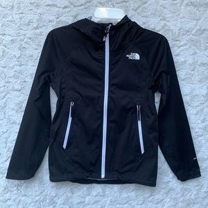 The North Face Black Reactor Wind Jacket Windbreaker SzMED (10-12)